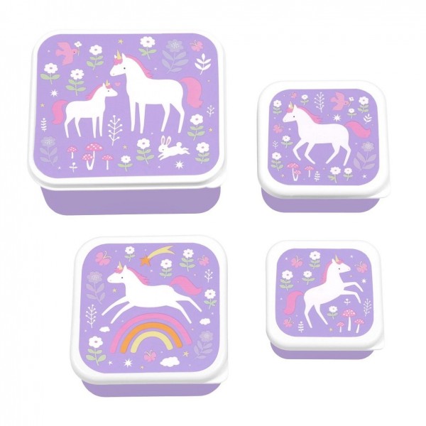 A little lovely company Σετ 4 δοχεία φαγητού Lunch & Snack Box Unicorn Dreams (SBSEUD73) A little lovely company Σετ 4 δοχεία φαγητού Lunch & Snack Box Unicorn Dreams (SBSEUD73)