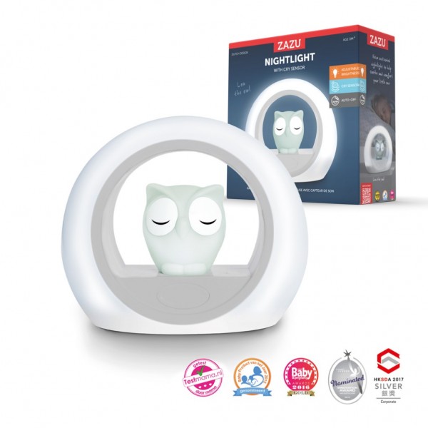 Zazu LOU Κουκουβάγια USB Φώς Nυκτός με Ηχητικό Αισθητήρα (ZA-LOU-01) Zazu LOU Κουκουβάγια USB Φώς Nυκτός με Ηχητικό Αισθητήρα (ZA-LOU-01)