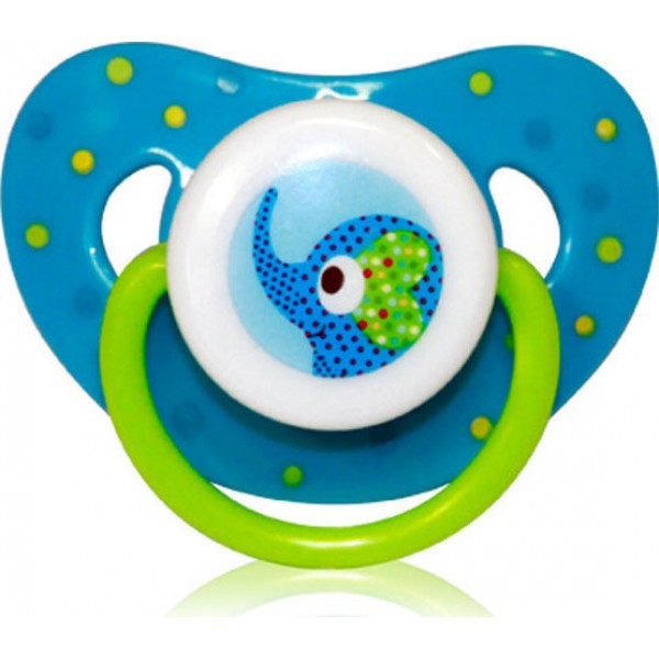 Lorelli Bertoni Πιπίλα Σιλικόνης Pacifier Zoo Blue Elephant (10220440000-1) Lorelli Bertoni Πιπίλα Σιλικόνης Pacifier Zoo Blue Elephant (10220440000-1)