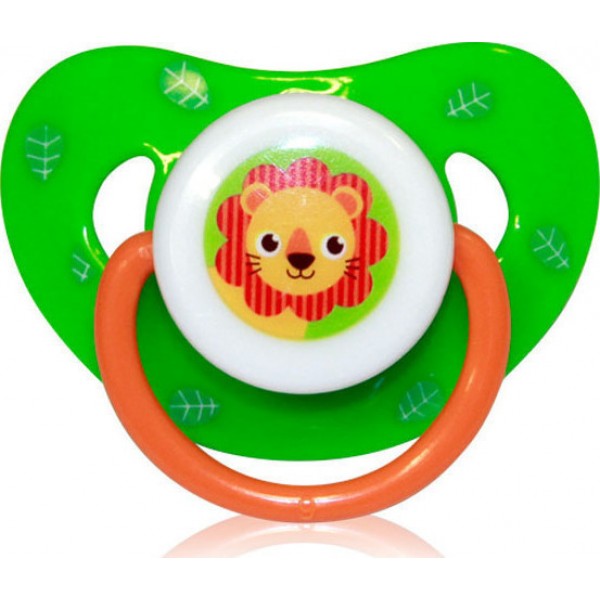 Lorelli Bertoni Πιπίλα Σιλικόνης Pacifier Zoo Green Lion (10220440000-3) Lorelli Bertoni Πιπίλα Σιλικόνης Pacifier Zoo Green Lion (10220440000-3)