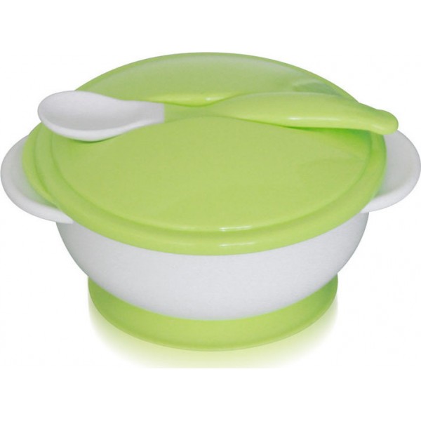 Lorelli Μπολ Ταΐσματος Με Κουταλάκι Και Καπάκι - Green (10230400000-2) Lorelli Μπολ Ταΐσματος Με Κουταλάκι Και Καπάκι - Green (10230400000-2)
