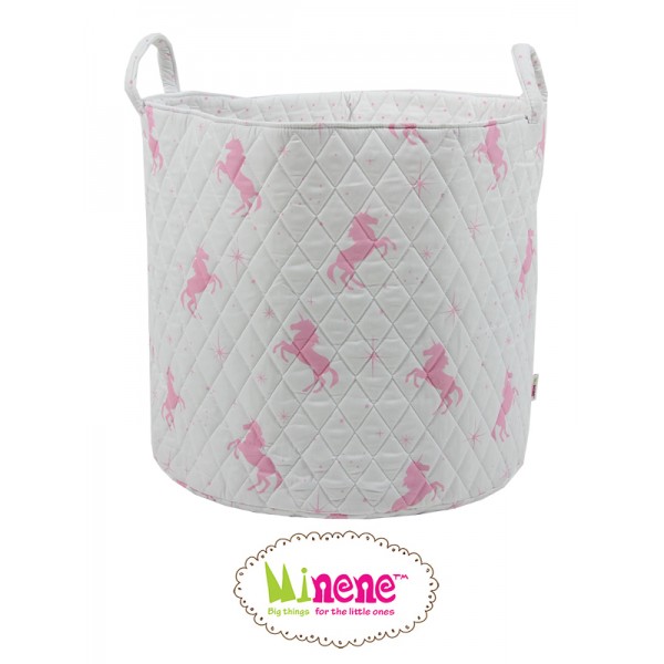 Minene Μεγάλο Καλάθι Unicorn Light Pink (18305006060) Minene Μεγάλο Καλάθι Unicorn Light Pink (18305006060)