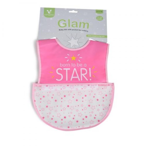 Cangaroo Σαλιάρα Glam - Pink (3800146266134)  Cangaroo Σαλιάρα Glam - Pink (3800146266134)