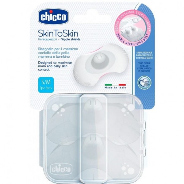Chicco Δίσκοι Στήθους Σιλικόνης S/M 2 τμχ (J63-09033-00) Chicco Δίσκοι Στήθους Σιλικόνης S/M 2 τμχ (J63-09033-00)