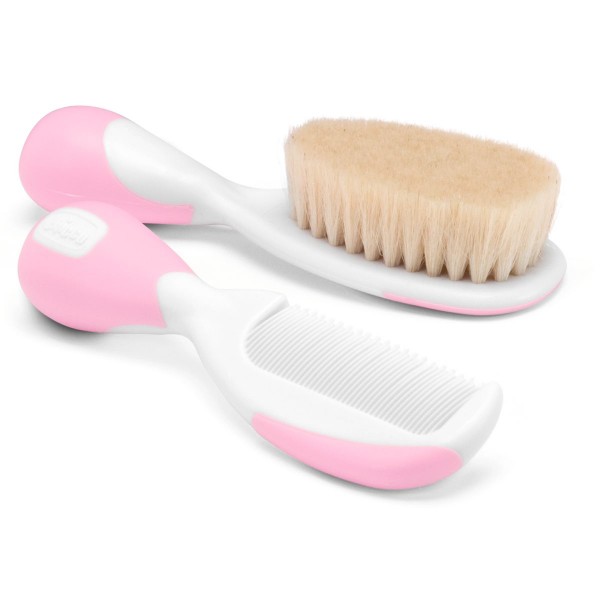 Chicco Βούρτσα - Χτένα Φυσική Τρίχα Ροζ (H0306569-10) Chicco Βούρτσα - Χτένα Φυσική Τρίχα Ροζ (H0306569-10)