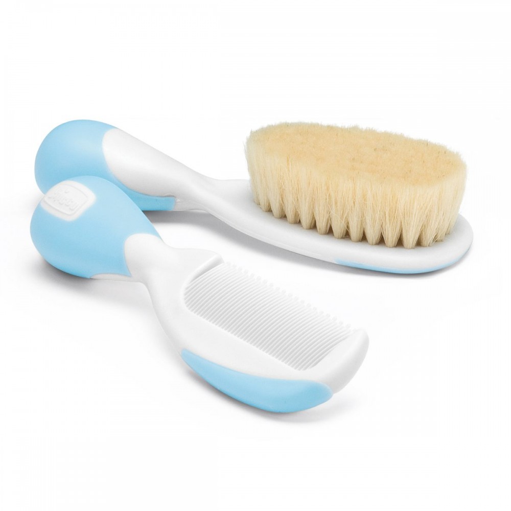 Chicco Βούρτσα - Χτένα Φυσική Τρίχα Σιέλ (H0306569-20) Chicco Βούρτσα - Χτένα Φυσική Τρίχα Σιέλ (H0306569-20)