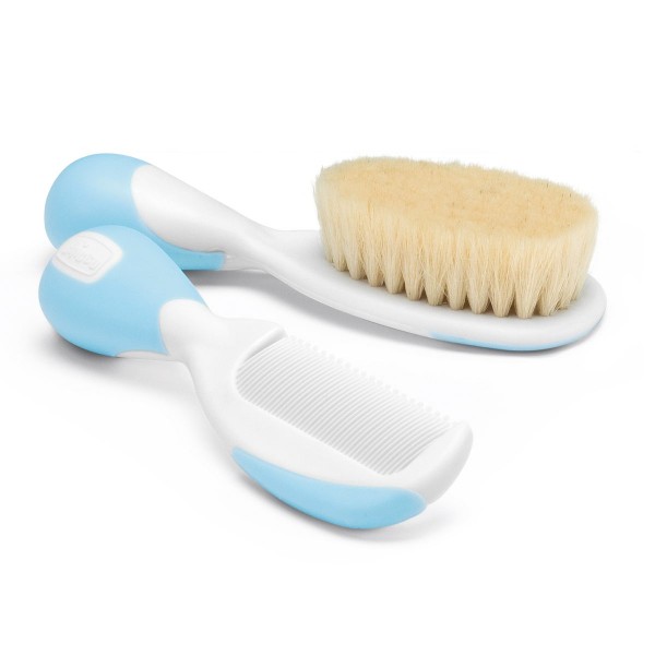 Chicco Βούρτσα - Χτένα Φυσική Τρίχα Σιέλ (H0306569-20) Chicco Βούρτσα - Χτένα Φυσική Τρίχα Σιέλ (H0306569-20)