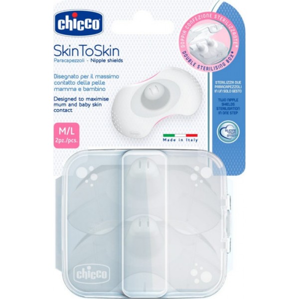 Chicco Δίσκοι Στήθους Σιλικόνης M/L 2 τμχ (J63-09034-00) Chicco Δίσκοι Στήθους Σιλικόνης M/L 2 τμχ (J63-09034-00)