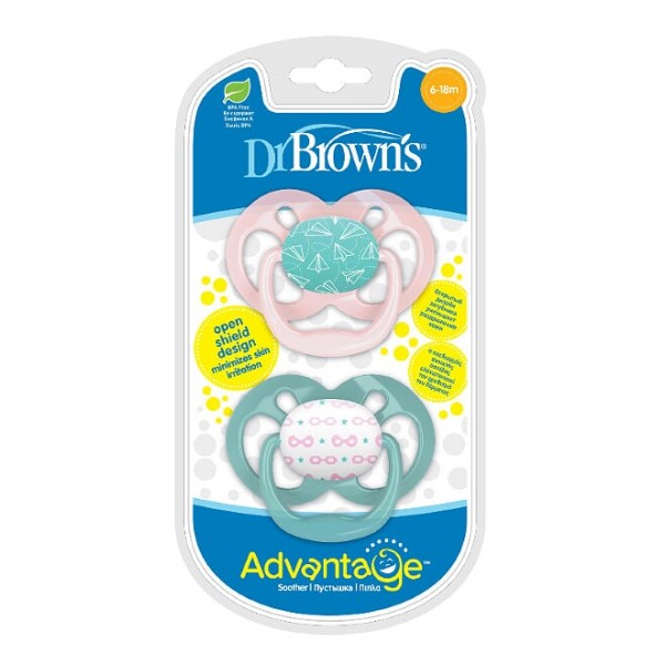 Dr Brown's Πιπίλα Σιλικόνης Advantage Επίπεδο 2 (6-18m) - Ροζ (PA22001) Dr Brown's Πιπίλα Σιλικόνης Advantage Επίπεδο 2 (6-18m) - Ροζ (PA22001)