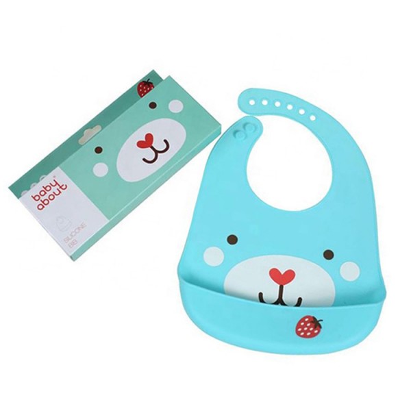 Babywise Σαλιάρα Σιλικόνης Cute Animals Tirquoise  (SLB021) Babywise Σαλιάρα Σιλικόνης Cute Animals Tirquoise  (SLB021)