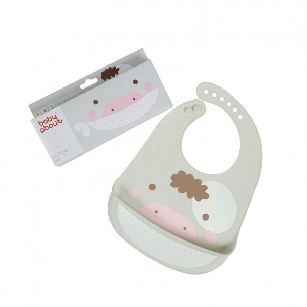 Babywise Σαλιάρα Σιλικόνης Cute Animals Grey (BLS024) Babywise Σαλιάρα Σιλικόνης Cute Animals Grey (BLS024)