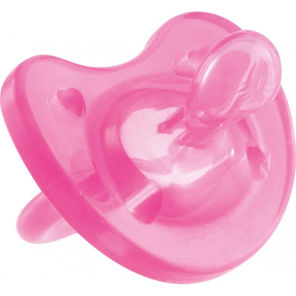 Chicco Physio Soft Σιλικόνης 0-6m Ροζ 1τμχ (C60-02711-11) Chicco Physio Soft Σιλικόνης 0-6m Ροζ 1τμχ (C60-02711-11)