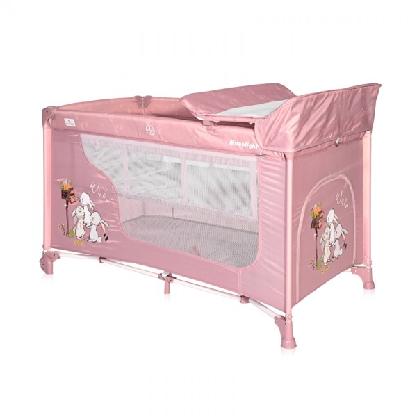 Lorelli Bertoni Παρκοκρέβατο Moonlight 2 Επιπέδων Beige Rose Rabbits (10080412153) Lorelli Bertoni Παρκοκρέβατο Moonlight 2 Επιπέδων Beige Rose Rabbits (10080412153)