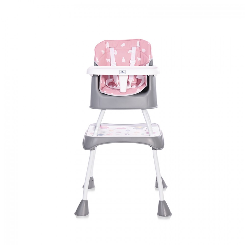 Lorelli Bertoni Καρεκλάκι Φαγητού Trick 3 in 1 Pink Bears (10100492133) Lorelli Bertoni Καρεκλάκι Φαγητού Trick 3 in 1 Pink Bears (10100492133)