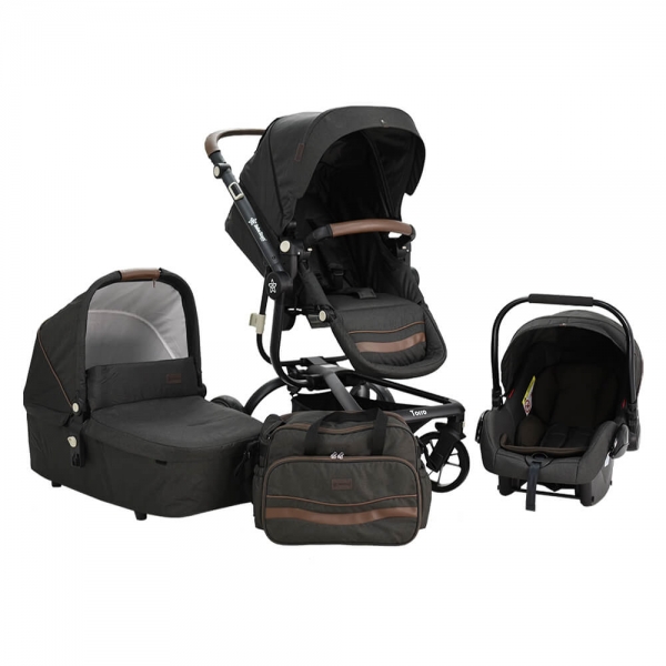 Bebe Stars Kαρότσι Torro 3 σε 1 Graphite (360T-189) Bebe Stars Kαρότσι Torro 3 σε 1 Graphite (360T-189)