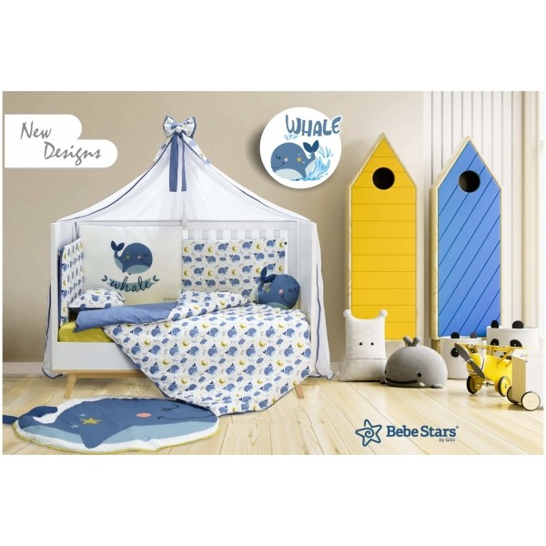 Bebe Stars Προίκα Μωρού 9 τεμαχίων Whale (3100) Bebe Stars Προίκα Μωρού 9 τεμαχίων Whale (3100)