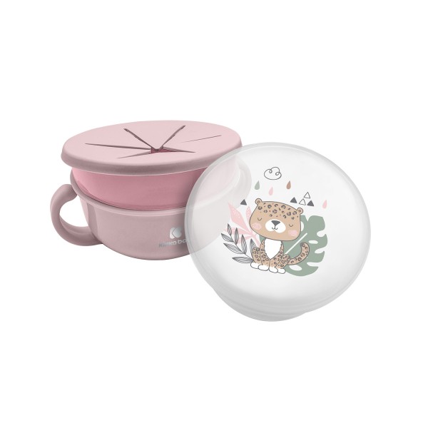 Kikka Boo Παιδικό Μπολ Φαγητού από Σιλικόνη Savanna Pink (31302040129) Kikka Boo Παιδικό Μπολ Φαγητού από Σιλικόνη Savanna Pink (31302040129)