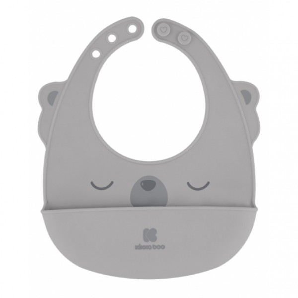 Kikkaboo Σαλιάρα από Σιλικόνη  Grey (31303030037) Kikkaboo Σαλιάρα από Σιλικόνη  Grey (31303030037)