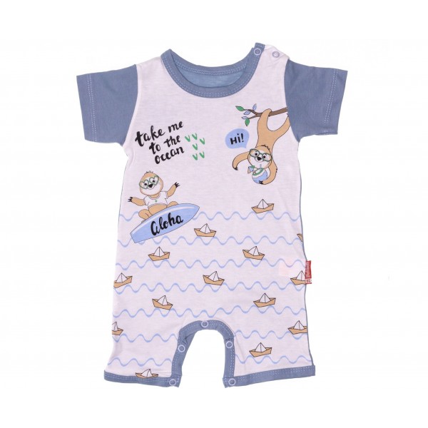 Βρεφικό Ολόσωμο Καλοκαιρινό Φορμάκι  Hi (31383) Βρεφικό Ολόσωμο Καλοκαιρινό Φορμάκι  Hi (31383)