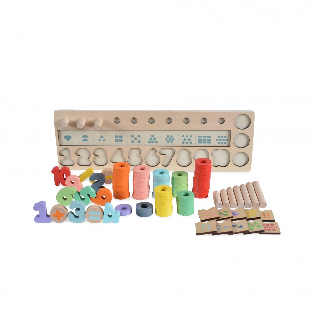 Tooky Toys Ξύλινο Σετ Εκμάθησης Αρίθμησης & Υπολογισμού 2052 (3800146223045) Tooky Toys Ξύλινο Σετ Εκμάθησης Αρίθμησης & Υπολογισμού 2052 (3800146223045)