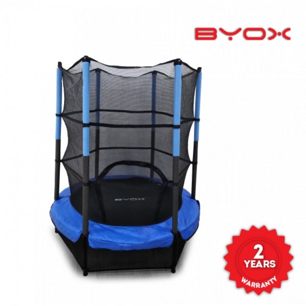 Byox Τραμπολίνο 140cm Παιδικό με Δίχτυ Μπλε 55 INCH (3800146226824) Byox Τραμπολίνο 140cm Παιδικό με Δίχτυ Μπλε 55 INCH (3800146226824)