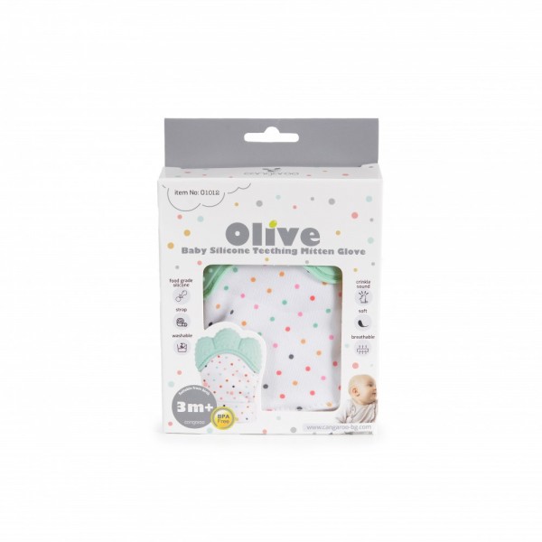 Cangaroo Γάντι οδοντοφυΐας Olive Mint (3800146268213) Cangaroo Γάντι οδοντοφυΐας Olive Mint (3800146268213)