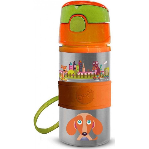 Oops Ανοξείδωτο Παγούρι με Καλαμάκι City 400ml ( X30-41005-20)