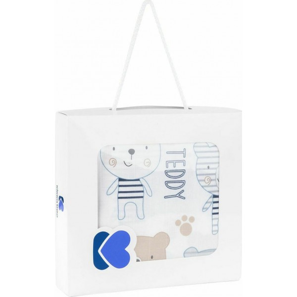 Kikka Boo Πάνα Αγκαλιάς Μουσελίνα 120x120 cm Bear Beige (41103040014) Kikka Boo Πάνα Αγκαλιάς Μουσελίνα 120x120 cm Bear Beige (41103040014)