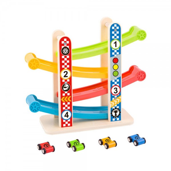 Tooky Toys Ξύλινη Πίστα με Αυτοκινητάκια TY840 Sliding Tower (6970090042478) Tooky Toys Ξύλινη Πίστα με Αυτοκινητάκια TY840 Sliding Tower (6970090042478)