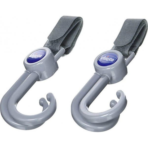 Chicco Γάντζοι Καροτσιού Universal 2 τεμ (Ο90-79813-47) Chicco Γάντζοι Καροτσιού Universal 2 τεμ (Ο90-79813-47)