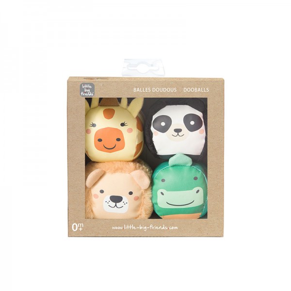 Baby To Love Dooballs Set 4 Ζωάκια Zunggle (BTL303501) Baby To Love Dooballs Set 4 Ζωάκια Zunggle (BTL303501)