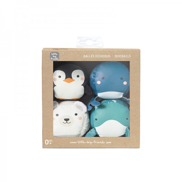 Baby To Love Dooballs Set 4 Ζωάκια Polar (BTL303518) Baby To Love Dooballs Set 4 Ζωάκια Polar (BTL303518)