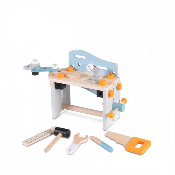 Moni Ξύλινος πάγκος με εργαλεία Toys Wooden tools set (3800146221720) Moni Ξύλινος πάγκος με εργαλεία Toys Wooden tools set (3800146221720)