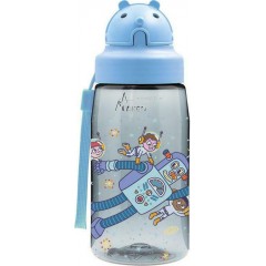 Laken Πλαστικό Παγούρι με Καλαμάκι Space Robot 450ml (OBYSP) Laken Πλαστικό Παγούρι με Καλαμάκι Space Robot 450ml (OBYSP)
