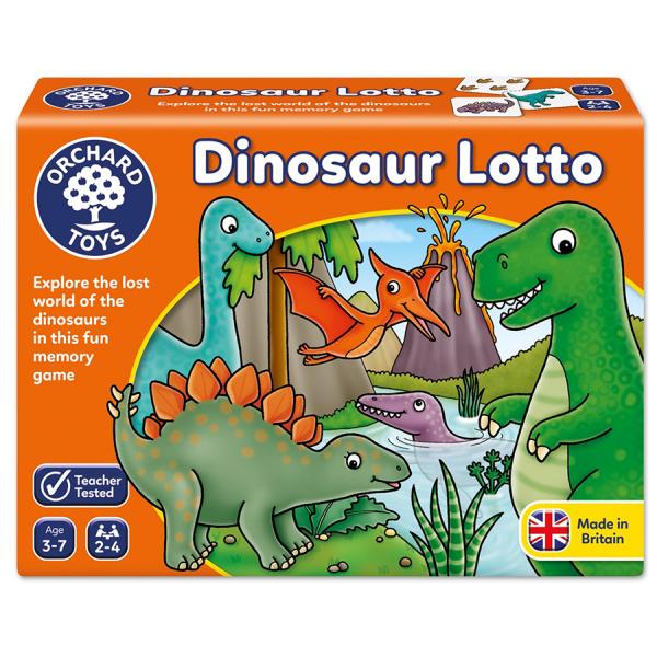 Orchard Toys Λόττο - Δεινόσαυρος (Dinosaur Lotto) Ηλικίες 3-7 ετών (ORCH036) Orchard Toys Λόττο - Δεινόσαυρος (Dinosaur Lotto) Ηλικίες 3-7 ετών (ORCH036)