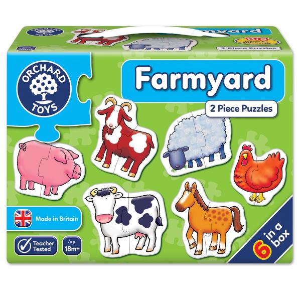 Orchard Toys Αγρόκτημα (Farmyard) Jigsaw Puzzle Ηλικίες 18+ μηνών (ORCH202) Orchard Toys Αγρόκτημα (Farmyard) Jigsaw Puzzle Ηλικίες 18+ μηνών (ORCH202)