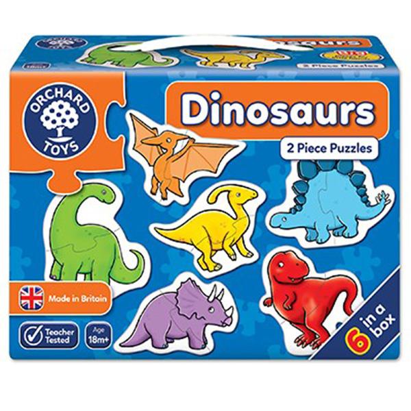 Orchard Toys : Dinosaures 2 Piece Puzzles Ηλικίες 18+ μηνών (ORCH225) Orchard Toys : Dinosaures 2 Piece Puzzles Ηλικίες 18+ μηνών (ORCH225)