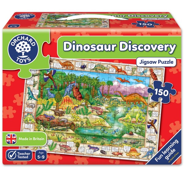 Orchard Toys  Ανακάλυψη δεινοσαύρων (Dinosaur Discovery) Jigsaw Ηλικίες 5-9 ετών (ORCH272) Orchard Toys  Ανακάλυψη δεινοσαύρων (Dinosaur Discovery) Jigsaw Ηλικίες 5-9 ετών (ORCH272)