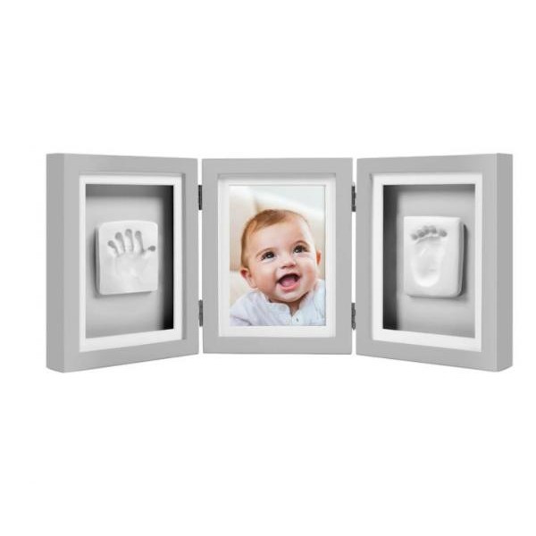 Pearhead: Κορνίζα με φωτογραφία και αποτύπωμα με πηλό Deluxe Gray (PH-P63007) Pearhead: Κορνίζα με φωτογραφία και αποτύπωμα με πηλό Deluxe Gray (PH-P63007)