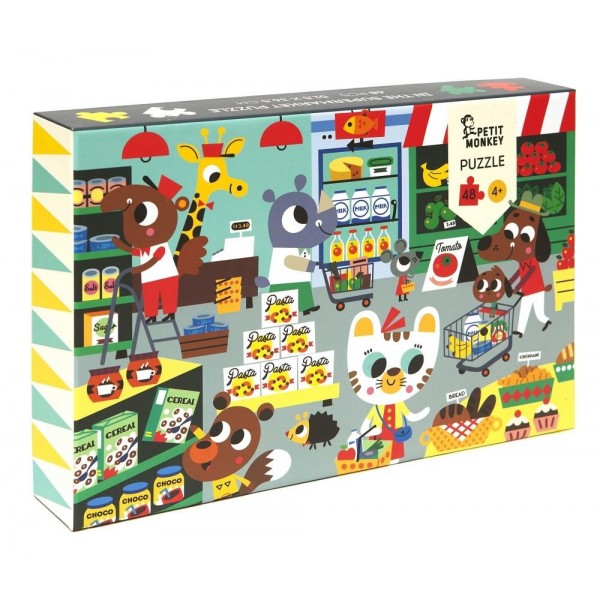 Petit Monkey – Παζλ  Στο Super Market ( PTM-PMG007) Petit Monkey – Παζλ  Στο Super Market ( PTM-PMG007)