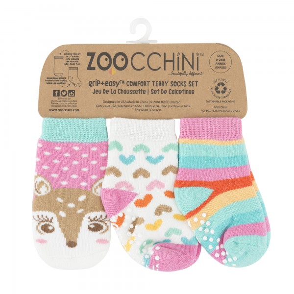 Grip & Easy Καλτσάκια Fiona The Fawn (ZOO11807) Grip & Easy Καλτσάκια Fiona The Fawn (ZOO11807)