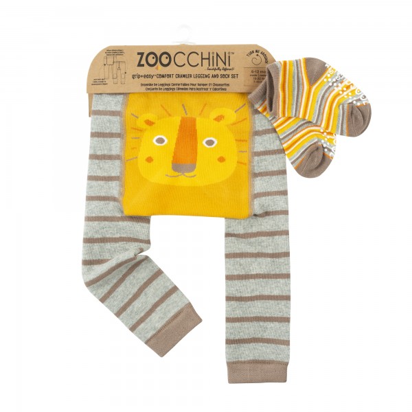 Ρούχα για Μπουσούλημα Grip+Easy Crawler Pants & Socks Set – Leo The Lion (ZOO12511) Ρούχα για Μπουσούλημα Grip+Easy Crawler Pants & Socks Set – Leo The Lion (ZOO12511)