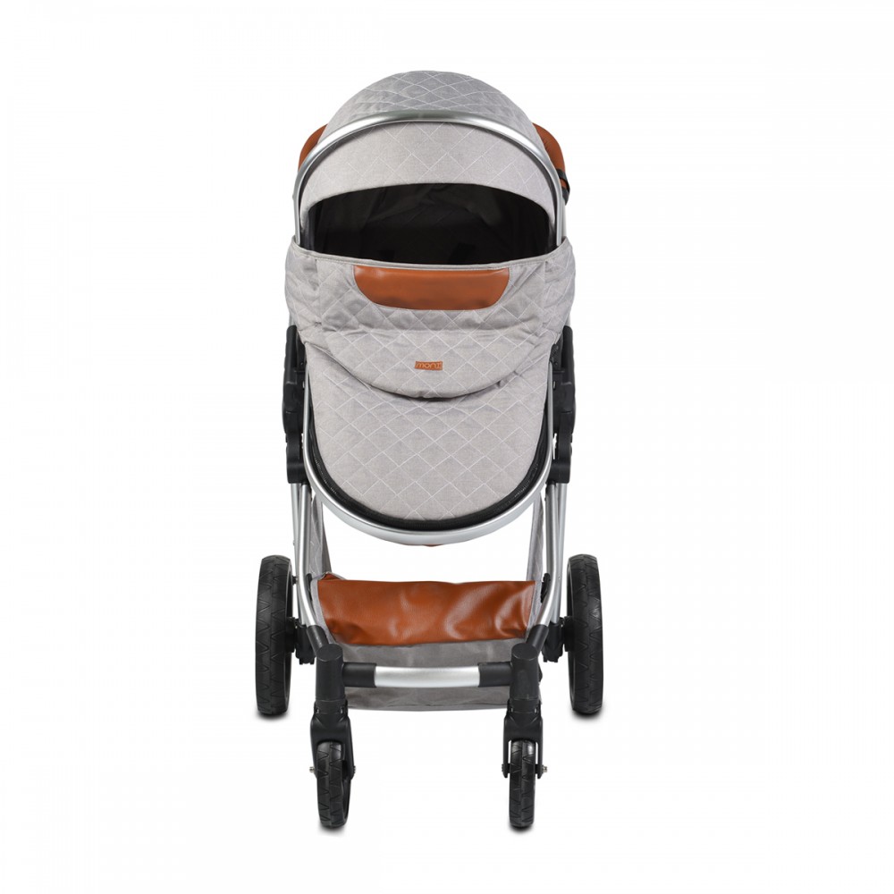 Cangaroo Καρότσι Alma 3 σε 1 Light Grey (108047) Cangaroo Καρότσι Alma 3 σε 1 Light Grey (108047)