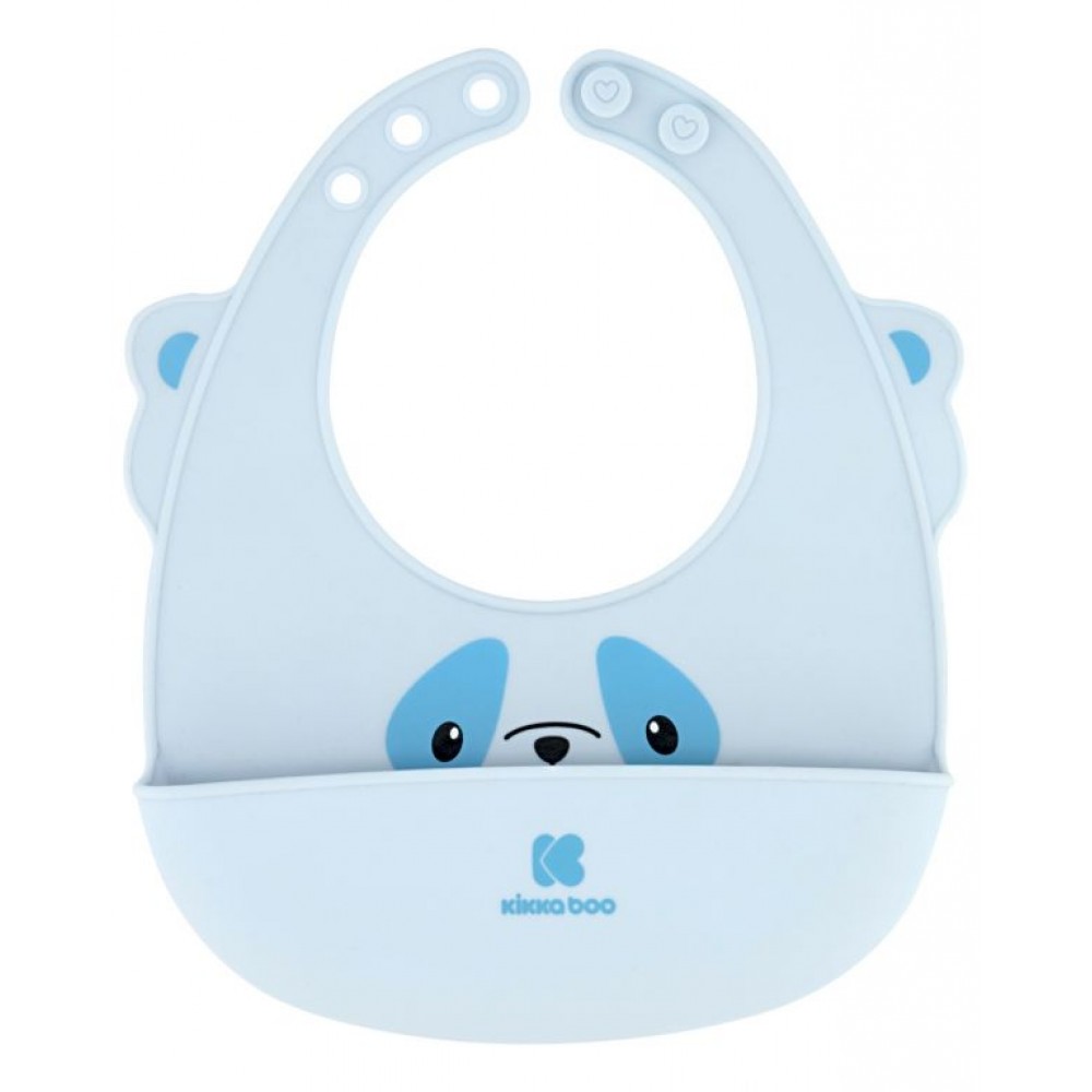 Kikkaboo Σαλιάρα από Σιλικόνη Blue (31303030007) Kikkaboo Σαλιάρα από Σιλικόνη Blue (31303030007)