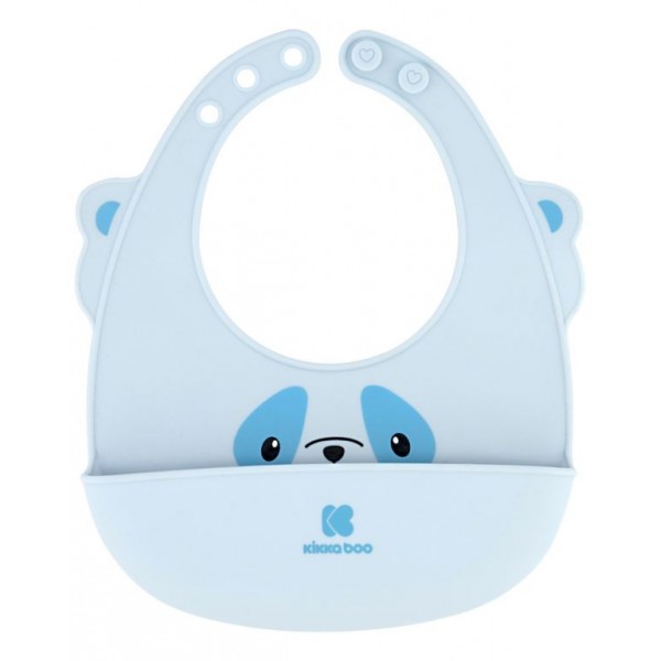 Kikkaboo Σαλιάρα από Σιλικόνη  Blue (31303030007) Kikkaboo Σαλιάρα από Σιλικόνη  Blue (31303030007)