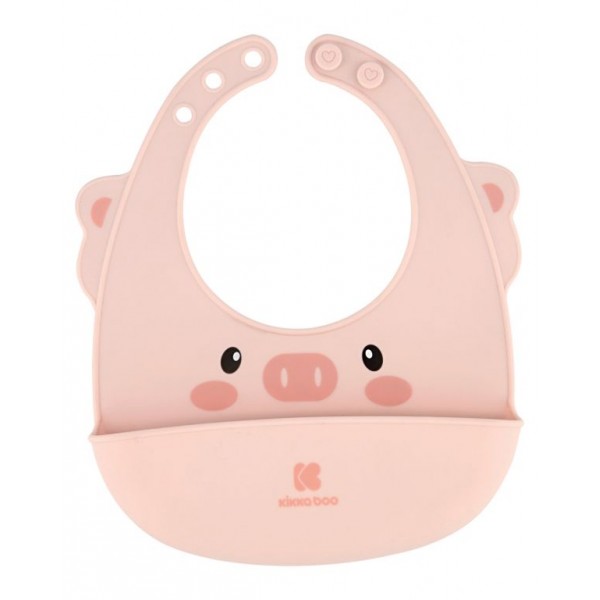 Kikkaboo Σαλιάρα από Σιλικόνη  Pink (31303030009) Kikkaboo Σαλιάρα από Σιλικόνη  Pink (31303030009)