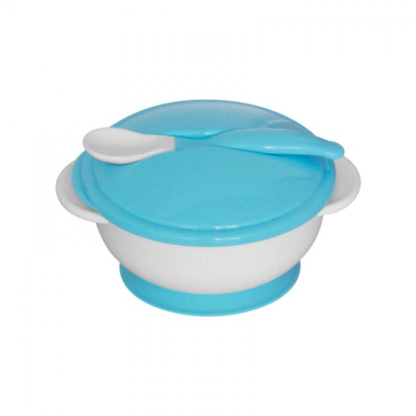 Lorelli Μπολ Ταΐσματος Με Κουταλάκι Και Καπάκι - Blue  (10230400000-4) Lorelli Μπολ Ταΐσματος Με Κουταλάκι Και Καπάκι - Blue  (10230400000-4)