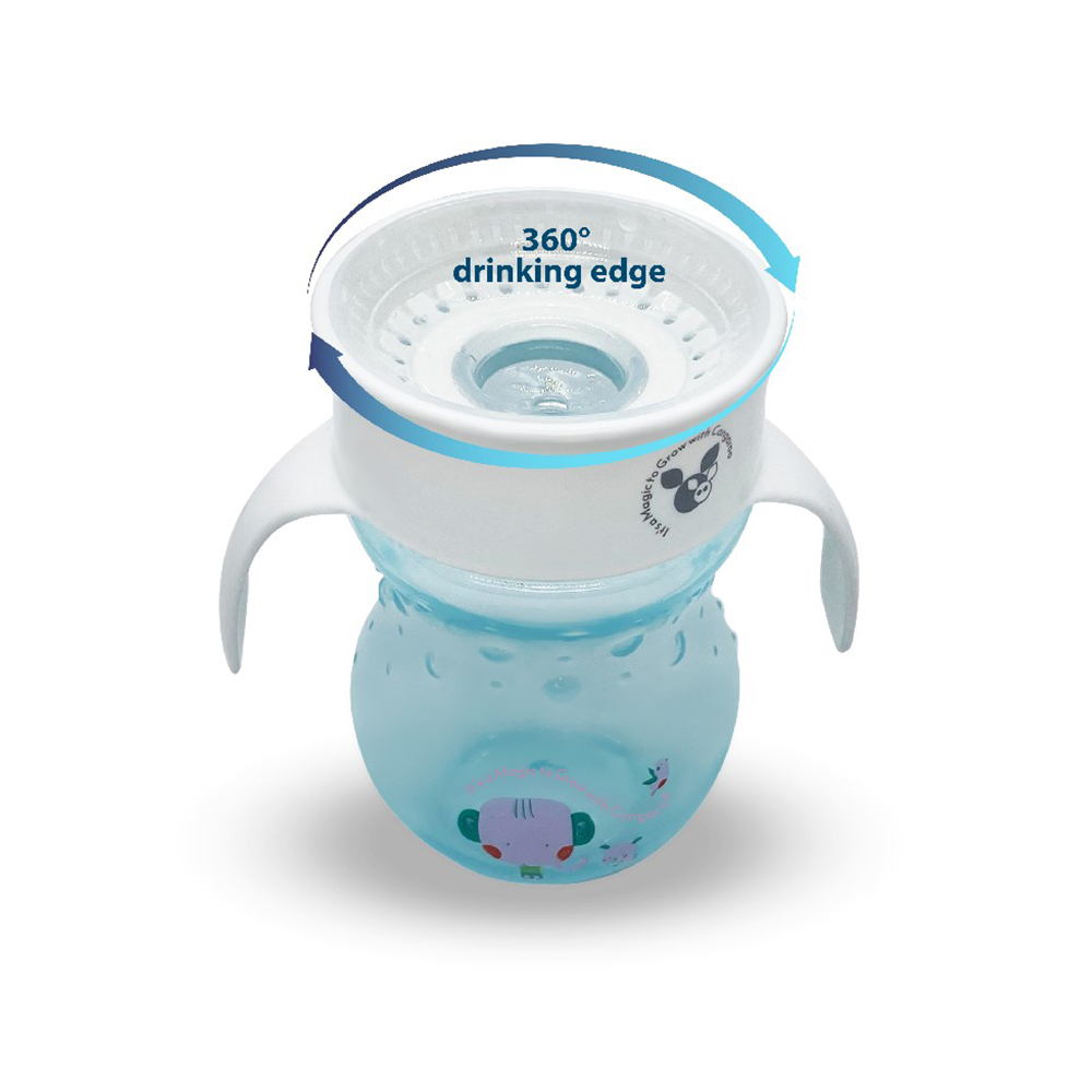 Cangaroo Κύπελλο 360 Με Λαβές Magic Cup 270ml Blue (C0669H) Cangaroo Κύπελλο 360 Με Λαβές Magic Cup 270ml Blue (C0669H)