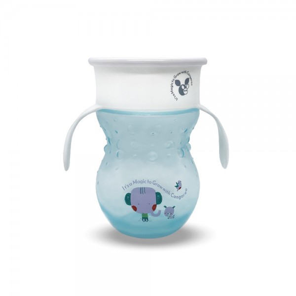 Cangaroo Κύπελλο 360 Με Λαβές Magic Cup 270ml Blue (C0669H)  Cangaroo Κύπελλο 360 Με Λαβές Magic Cup 270ml Blue (C0669H)
