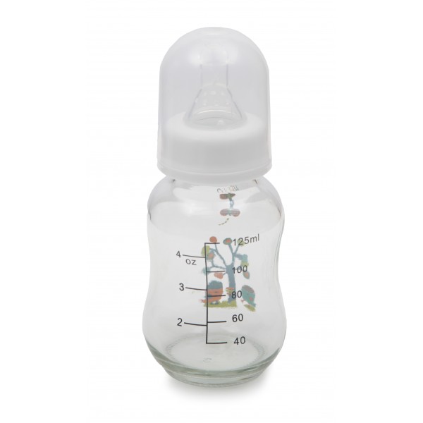 Μπιμπερό Γυάλινο 120ml με στενή Πιπίλα Cangaroo (GB301) Μπιμπερό Γυάλινο 120ml με στενή Πιπίλα Cangaroo (GB301)